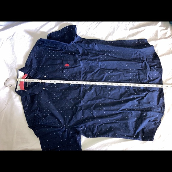 XL Vintage U.S. Polo Assn Short Sleeve Button Down Collar - Picture 5 of 13